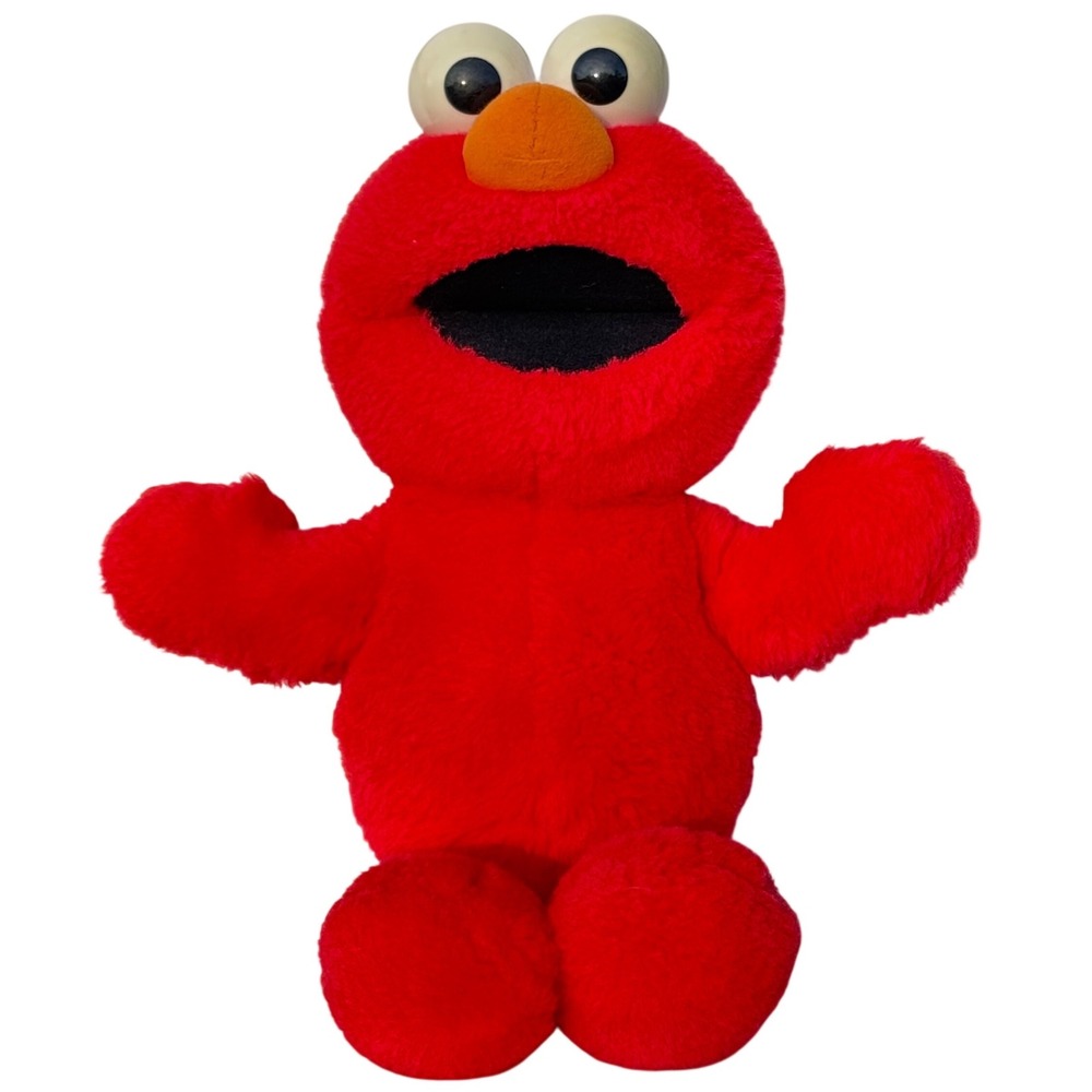 Tyco 1996 Tickle Me Elmo Vintage Sesame Street Plush Toy TESTED WORKING